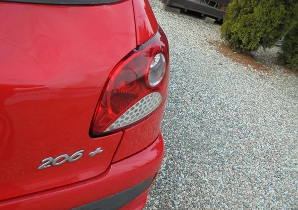 Peugeot 206 plus cena 8990 przebieg: 167000, rok produkcji 2010 z Mogilno małe 352